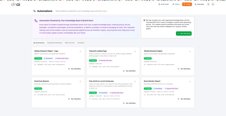 Workflow Automations