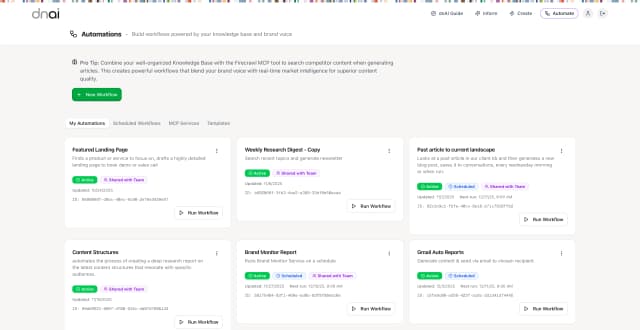 Workflow Automations